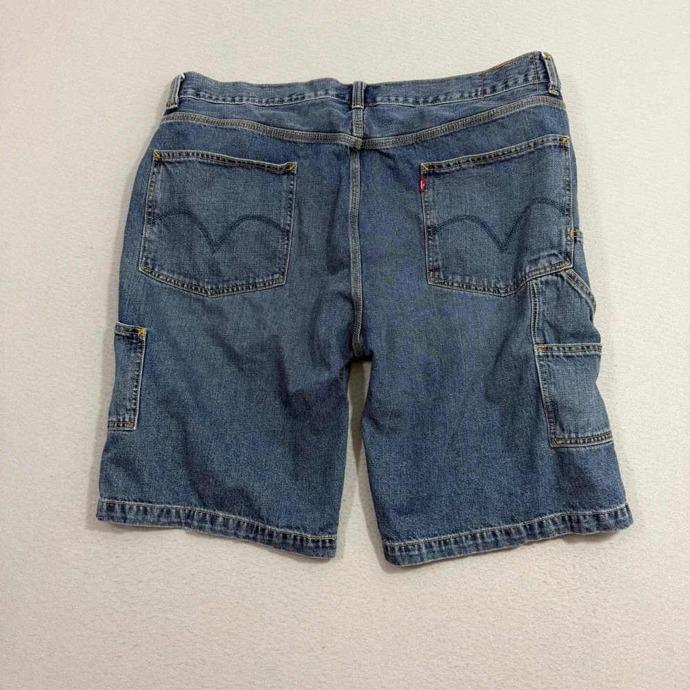 Vintage Levis Jean Shorts Men's 42 Blue 12